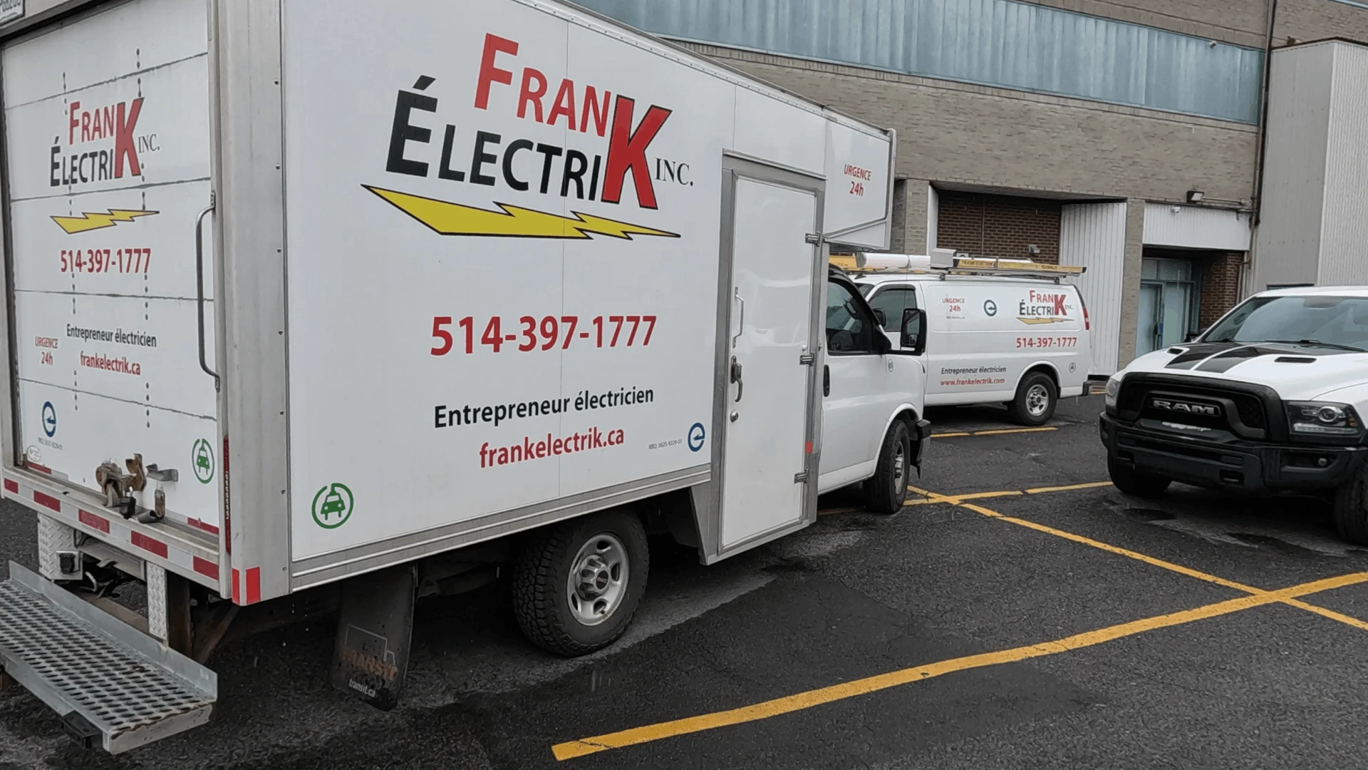 Frank Électrik service van fleet